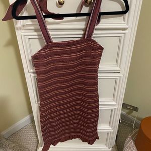 Striped mini dress *worn a few times*